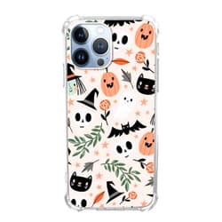 KatocZarl Fall Autumn Cover Halloween Phone Case Compatible with iPhone 13 Pro Max，Aesthetic Halloween Case for iPhone 13 Pro Max，Slim Shockproof TPU Bumper Protective Cover Case