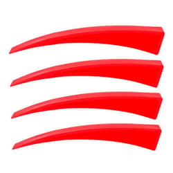 TOPPERFUN 4Pcs Car Window Arc Dent Repair Kit, 8.45in Car Door and Window Gap Wedge, Car Door Dent Removal