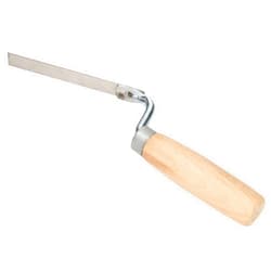 KOTARBAU® Stainless Steel Joint Trowel 14 mm for Grouting with Wooden Handle Spatula Joint Iron Joint Shaper Essential for Joint Work