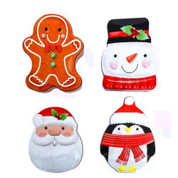 YWKXM Christmas Cookie tin 8Pcs Food Storage Gift Packing Solution Extra Thick Metal Cookie Jar (8)