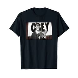 OBEY USA FREEDOM FUNNY DEFY FIGHT 2 T-Shirt