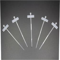 REXUS Plastic Cable Tie With Inner Label 100 Pcs Write on Tags Wire Zip Ties Cable Mark Tags 3 x 100mm Nylon Power Marking Label Binding Strap(CT_PL_LI100)