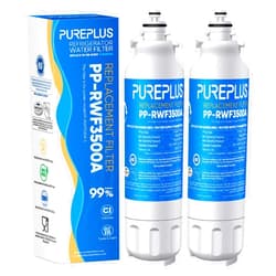PUREPLUS Replacement for ADQ73613401, LG® LT800P®, LT800PC, ADQ736134, ADQ73613402, LSXS26326S, LSXS26366S, LMXS30776S, LSXS26366D, LMXC23746S, 46-9490, Refrigerator Water Filter, 2 Pack