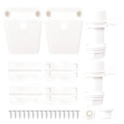 Sinbana 26pcs Cooler Hinge and Latch Kit Compatible with Igloo, Cooler Replacement Parts Include Hinge Latches Drain Plug Rubber Plug Screws Accessories for Ice Chest & Freezer Part Replacement or Repair