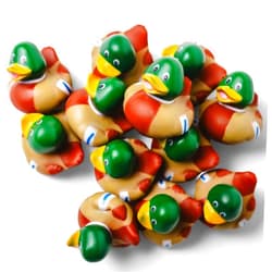 Natural State Novelty Mallard Rubber Duckies - Rubber Duck Bath Toys and SUV Ducks (12 Pack)