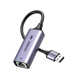 UGREEN USB to Ethernet Adapter 2.5Gb, Ethernet to USB Adapter, Aluminum, USB 3.0 to RJ45 Computer Network Internet LAN Ethernet Dongle for Laptop, Compatible for MacBook Air/Pro, XPS, Windows, macOS