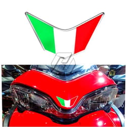 HOMTRU 3D Resin Motorcycle Front Fairing Decals Italy Sticker Case for Ducati 959 969 1199 1299 PANIGALE V4 S R SUPERSPORT