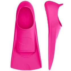 Gintenco Swim Fins, Kids Swim Training Fins for Lap Swimming, Travel Size Flippers with Mesh Bag, Silicone Swimming Fins for Kids Teens Adults Women Men