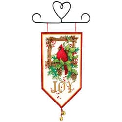 Dimensions Needlecrafts Dimensions Mini Counted Cross Stitch Kit 10in Long-Cardinal Joy Banners (14 Count)