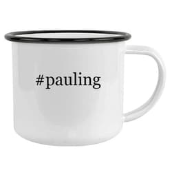 Molandra Products #pauling - 12oz Hashtag Camping Mug Stainless Steel, Black