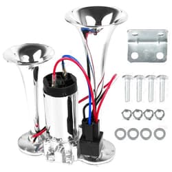 Kqiang 12V Car Air Horn, 600DB Super Loud Truck Train Air Horn Kit for Truck Car, Airhorns horn loud with Compressor, Motorcycle Train Horn for Any 12V Vehicles SUV Motorcycle Trucks Boats Trains Speaker