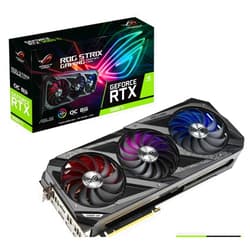 ASUS ROG STRIX NVIDIA GeForce RTX 3060 Ti OC Edition Gaming Graphics Card (PCIe 4.0, 8GB GDDR6, HDMI 2.1, DisplayPort 1.4a, Axial-Tech Fan Design, 2.9-Slot, Super Alloy Power II, GPU Tweak II)