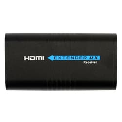 Mirabox HDMI Extender Receiver 400ft Over TCP/IP 1080P Via Rj45 Cat5 Cat5e Cat6 Supports Sky HD Box Laptop PC DVD STB PS4,Black (HSV373 RX Only)