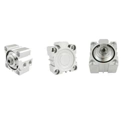 ENQIAOLIU SDA40*25, 40mm Bore Compact Air Cylinders Dual Action Air Pneumatic Cylinder SDA40X25,SDA40X30,SDA40X40,SDA40X50 (Color : SDA40X25)