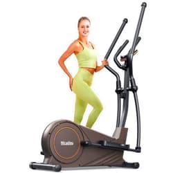 Niceday Elliptical Machine, Elliptical Exercise Machine for Home with Hyper-Quiet Magnetic Driving System, Elliptical Trainer with 15.5IN-18IN Stride, 16 Resistance Levels, 400LBS Loading Capacity
