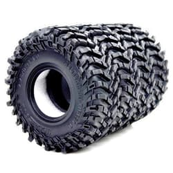 HOBBYSOUL 1.0 Tires 58mm Tall All Terrain Super Soft Sticky mud Tyre for RC Crawler 1/24 SCX24 1/18 TRX4M Upgrades