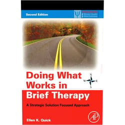 Ellen K. Quick Doing What Works in Brief Therapy: A Strategic Solution Focused Approach (Practical Resources for the Mental Health Professional)