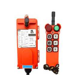 CRFYJ 220V 12V 24V 380V Industrial Remote Controller Switches Hoist Crane Control Lift Crane 1 Transmitter + 1 Receiver F21-E1 Arrow (Color : 868 mhz or 315 mhz, Size : 24V)