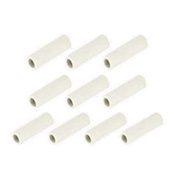 uxcell 10pcs 6mm Dia Ceramic Tube Insulated Electronic Wire Bundle Heat Insulation Protection Single Bore,9mm x 30mm
