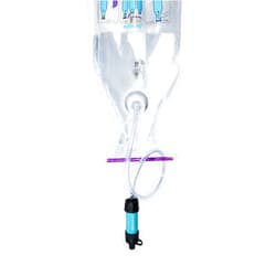 PURIBAG Pro System Gravity Water Filter - Portable 4-in-1 Backpacking, Camping & Emergency Water Filtration System - Hangs Anywhere, Filters Water