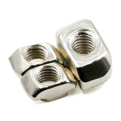 DUO ER 10/20/50/100pcs M3/M4/M5106 for 20 Series Slot T-nut Sliding T Nut Hammer Drop in Nut Fasten Connector 2020 Aluminum Extrusion (Color : 100 pcs, Size : 20 M4)