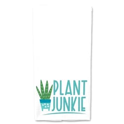 DashaAlexander Plant Junkie Microfiber Towel Home Decor for Plant Lover Succulent Cactus House Plants