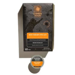 Copper Moon Single Serve Coffee Pods for Keurig K-Cup Brewers, Medium Roast, Southern Pecan Blend, 12 Count