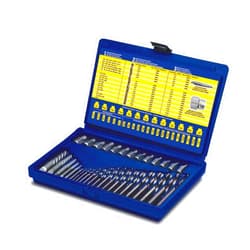 IRWIN Tools Hanson Screw Extractor and Drill Bit Set, 35 Piece, 11135ZR