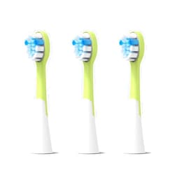 FUMEIKANG Kids Electric Toothbrush Heads Replacement Compatible with Philips Sonicare (Pack of 3) (Blue)