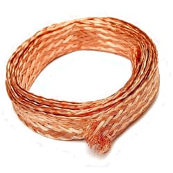 SUPER BIG LOOT BINGO 20ft 6mm Flat Copper Braid Cable Bare Copper Braid Wire Ground Lead