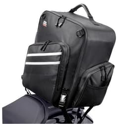 KEMIMOTO Motorcycle Sissy Bar Bag 40L Large Capacity Motorcycle Luggage Rack Tail Bag with Waterproof Zipper Dual Sport Backpack Adventure for Trip Camping Outdoor