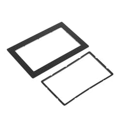 Tbest Double Din Trim Ring,Car Stereo Frame,7in 2Din Car Player Frame Car Fascia Dash Mount Installation Trim Kit Frame 178 x 102mm Universal Fitment