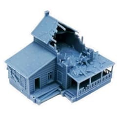 Outland Models Military Scenery Structure Destroyed Country House 1:144