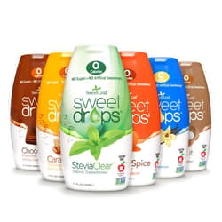 SweetLeaf Sweet Drops - Flavored Stevia Liquid Sweetener, Stevia Extract, Zero Calories, Gluten Free, Keto Friendly, Non GMO, Natural Flavor, Sugar Alternative - Variety Pack, 1.7 Fl Oz (Pack of 6)