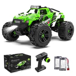 RIAARIO - 1:18 RC Cars for Kids - 36 KPH High Speed Remote Control Car - All Terrain 4WD Electric Vehicle Trucks with 2.4GHz - 4X4 Waterproof Off-Road Monster Truck with Two Rechargeable Batteries