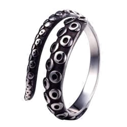 HIIXHC Snake Rings Fashion Animal Rings for Women Snake Ring Vintage Jewelry Rings for Men Adjustable Size