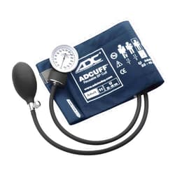 ADC Prosphyg 760 Pocket Aneroid Sphygmomanometer with Adcuff Nylon Blood Pressure Cuff, Adult, Navy