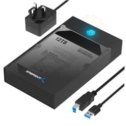 SABRENT USB 3.0 Tool Free Enclosure for 2.5” and 3.5” Internal SATA Hard Drives (EC-KSL3)