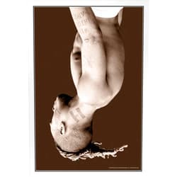 Poster Foundry XXXtentacion Merch Sad! Inverted XXX 17 Bad Vibes Forever Skins Album Art Trap Music Aesthetic White Wood Framed Poster 14x20