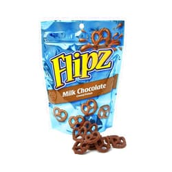 Godiva Chocolatier Flipz Chocolate Covered Pretzels, Milk Chocolate, 7.5 Ounce (Gift Pack of 8)