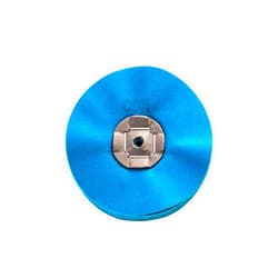 BUZZUFY Merard Polishing Wheel for pre-polishing N° C9N, Blue Cotton, Ø 120 mm, 48 Folds Polish Tool