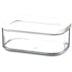 Mepal Modula Transparent Food Storage Container | 15oz/450ml | Perfect for Dry Goods | Dishwasher Safe | White Framed Lid | BPA Free | Made in Holland