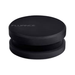 Fluance HiFi Vinyl Record Weight Stabilizer High Mass 760 gram Steel LP Disc Turntable Accessory with Antiresonance Rubberized Coating and Protective Velvet Pad for Vibration Damping (RW03)