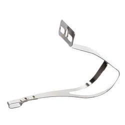 Zefal Bicycle Classic Steel Half Toe Clips, L/XL