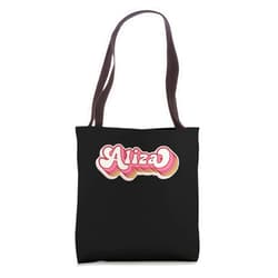 Apparel for Aliza - Birthday Christmas Aliza Name Personalized First Name Surname Tote Bag