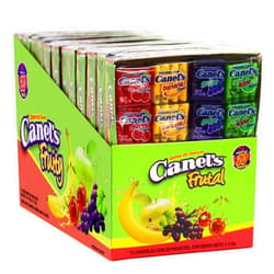 Canel's 4-Piece Gum Pack in Fruit Flavors - Cherry, Banana, Grape, and Apple