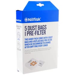 Nilfisk Bravo Series Pack of Vacuum Cleaner Bags