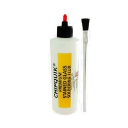 Chip Quik SGF1-8OZ 8oz Liquid Zinc Stained Glass Soldering Flux - Water Washable