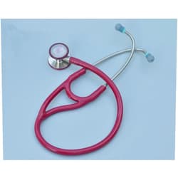 Kila Scopes Virtuoso Stethoscope - Professional Dual Head Cardiology & Diagnostic Stethoscope for Doctors and Nurses - with Accessories, K750 Burgundy