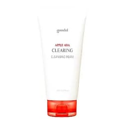CLIO Goodal Apple AHA Clearing Cleansing Foam for Sensitive Skin | Malic Acid | Gentle, Clarifying, Exfoliating, Pore-Tightening (5.07 fl oz)